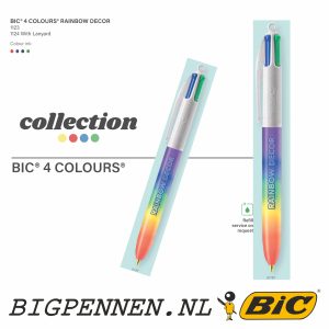 Bic 4 colours rainbow goed